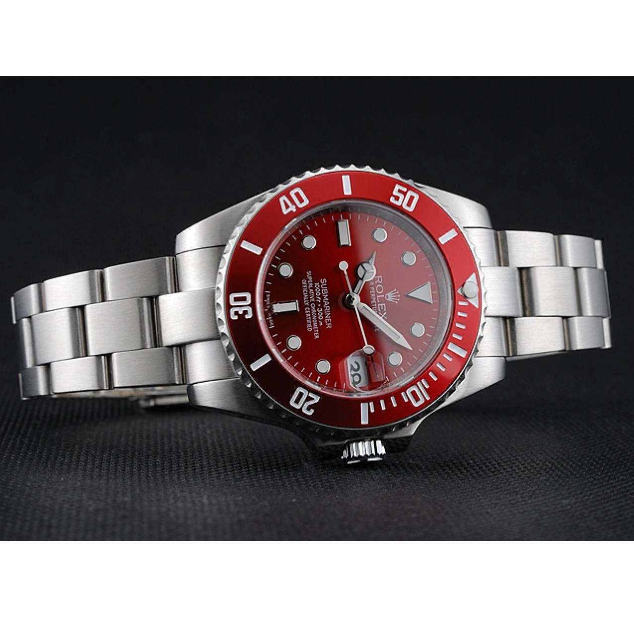 AAA replica watch Red Submariner Bracelet 1454154 Stainless Rolex Steel Dial 1029